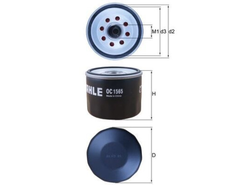 oil filter OC 1565 Mahle