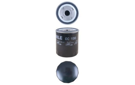 Oil Filter OC 198 Mahle, Image 3