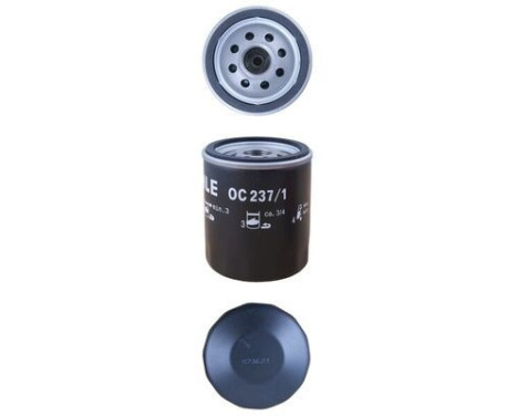 Oil Filter OC 237/1 Mahle, Image 5