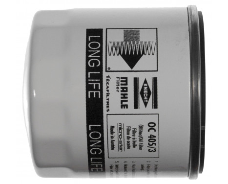 Oil Filter OC 405/3 Mahle, Image 2