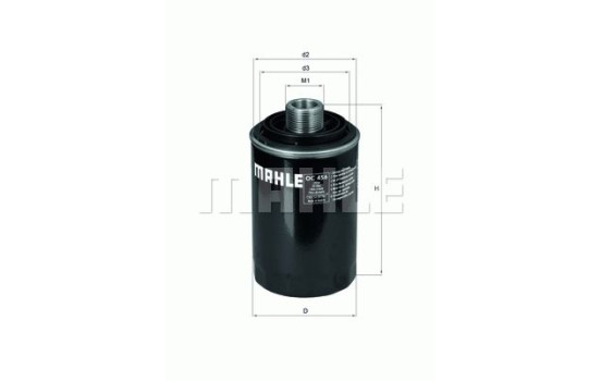 Oil Filter OC 456 Mahle, Image 4