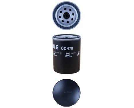 Oil Filter OC 478 Mahle, Image 3