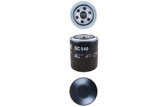 Oil Filter OC 540 Mahle, Image 3