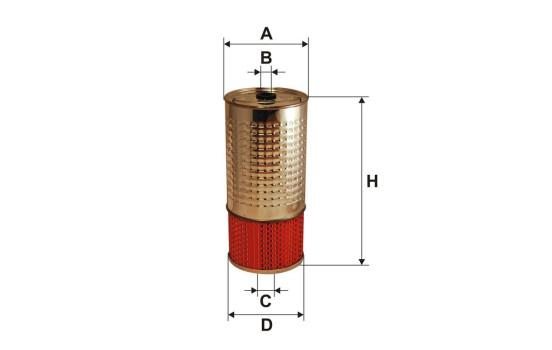 Oil filter OC 601 Filtron, Image 2