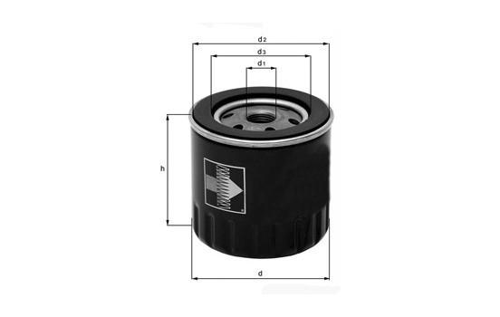 Oil Filter OC 607 Mahle, Image 4