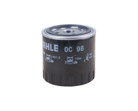 Oil Filter OC 98 Mahle, Image 3