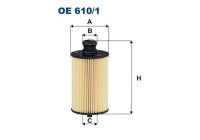 Oil filter OE 610/1 Filtron
