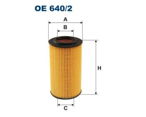 Oil filter OE 640/2 Filtron