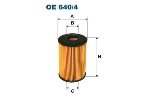 Oil filter OE 640/4 Filtron