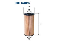 Oil filter OE 640/6 Filtron