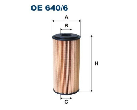 Oil filter OE 640/6 Filtron