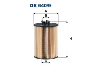 Oil filter OE 640/9 Filtron