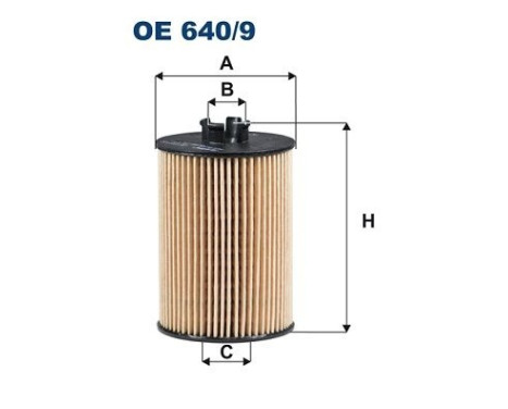 Oil filter OE 640/9 Filtron