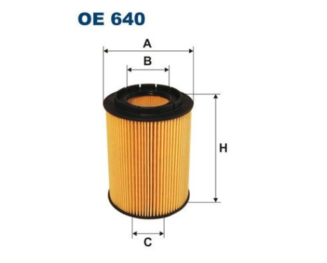 Oil filter OE 640 Filtron