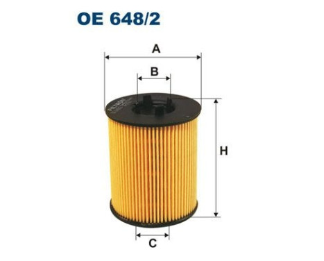 Oil filter OE 648/2 Filtron