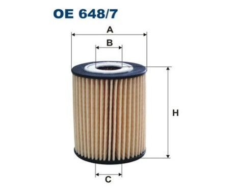 Oil filter OE 648/7 Filtron