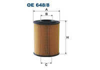 Oil filter OE 648/8 Filtron