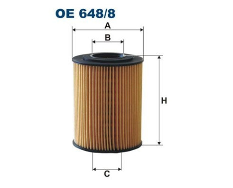 Oil filter OE 648/8 Filtron