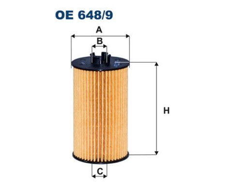 Oil filter OE 648/9 Filtron