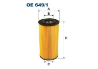 Oil filter OE 649/1 Filtron