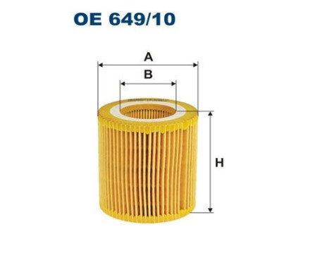 Oil filter OE 649/10 Filtron