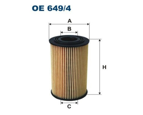 Oil filter OE 649/4 Filtron