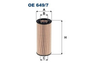 Oil filter OE 649/7 Filtron