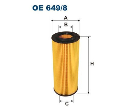 Oil filter OE 649/8 Filtron