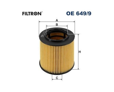 Oil filter OE 649/9 Filtron