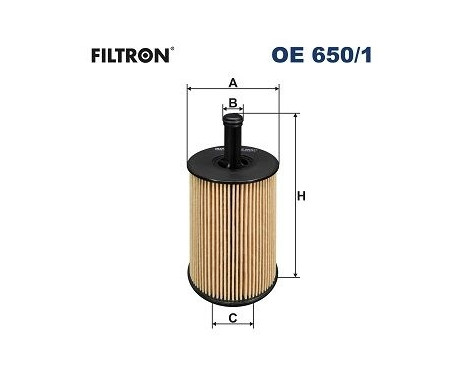 Oil filter OE 650/1 Filtron