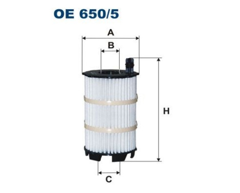 Oil filter OE 650/5 Filtron