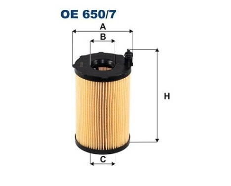 Oil filter OE 650/7 Filtron