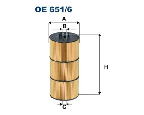 Oil filter OE 651/6 Filtron