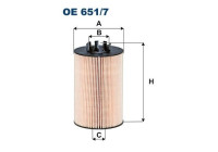 Oil filter OE 651/7 Filtron