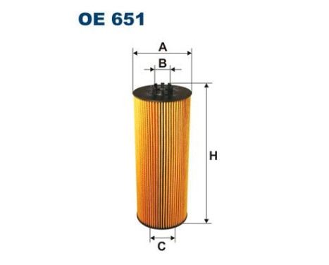 Oil filter OE 651 Filtron