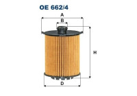 Oil filter OE 662/4 Filtron