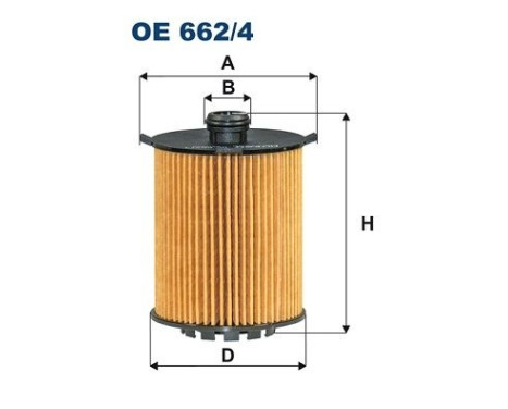 Oil filter OE 662/4 Filtron