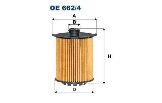 Oil filter OE 662/4 Filtron