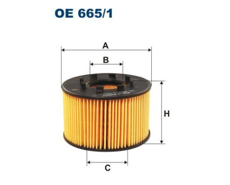 Oil filter OE 665/1 Filtron