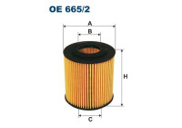 Oil filter OE 665/2 Filtron