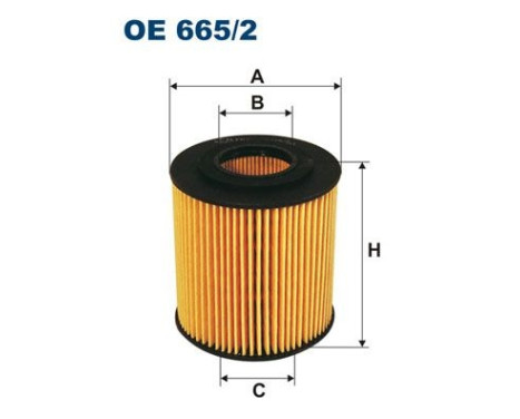 Oil filter OE 665/2 Filtron