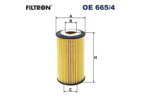 Oil filter OE 665/4 Filtron