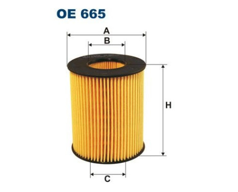 Oil filter OE 665 Filtron
