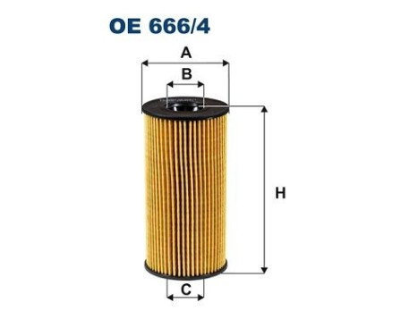 Oil filter OE 666/4 Filtron