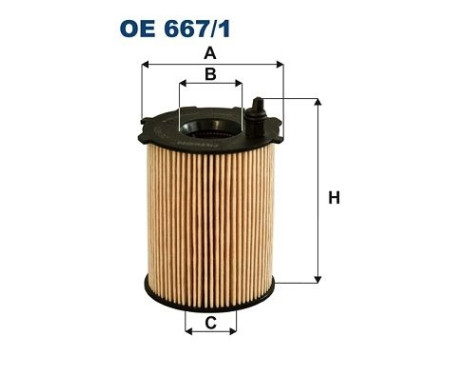 Oil filter OE 667/1 Filtron