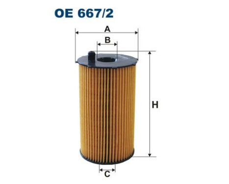 Oil filter OE 667/2 Filtron