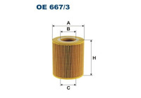 Oil filter OE 667/3 Filtron