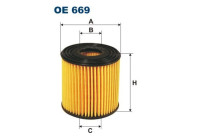 Oil filter OE 669 Filtron