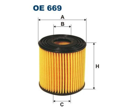 Oil filter OE 669 Filtron