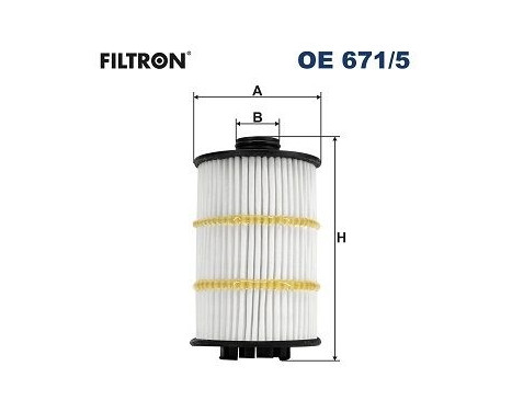 Oil filter OE 671/5 Filtron